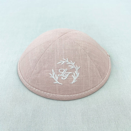 Pale Pink Personalised Kippot