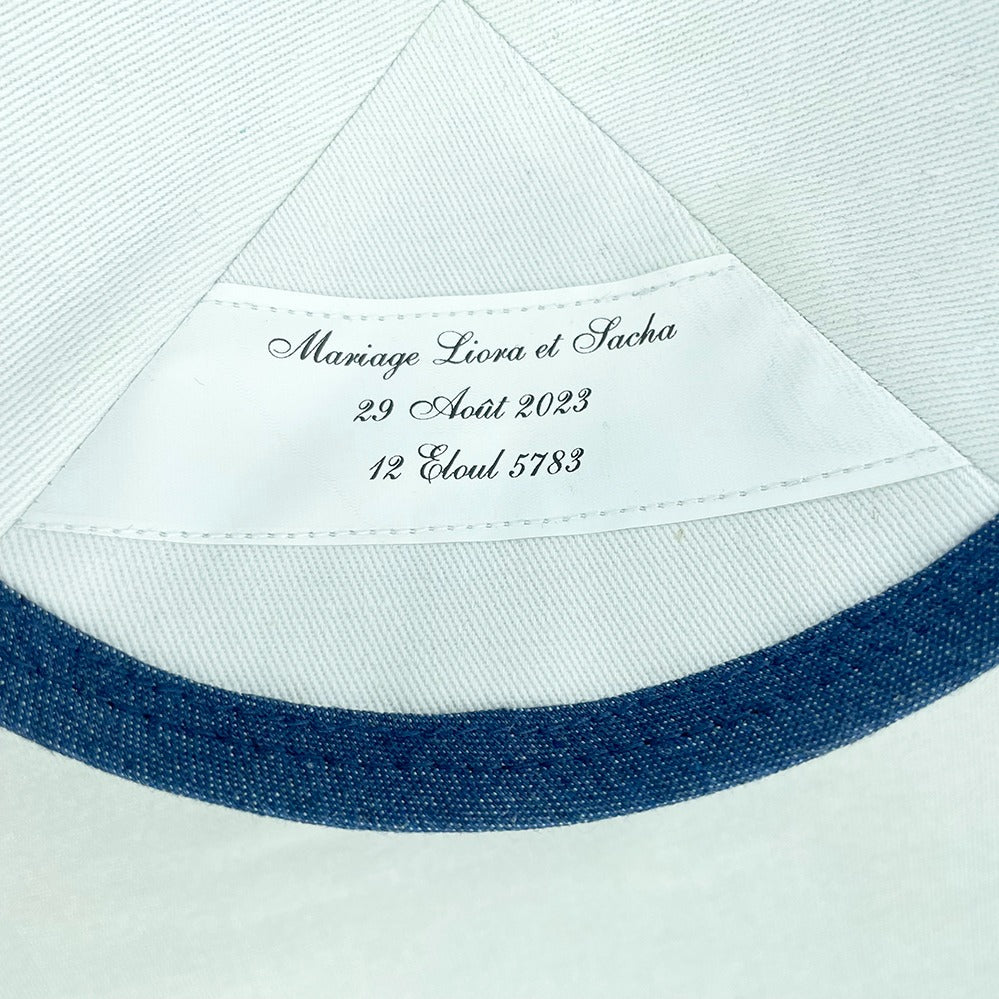 Blue Denim Personalised Kippot