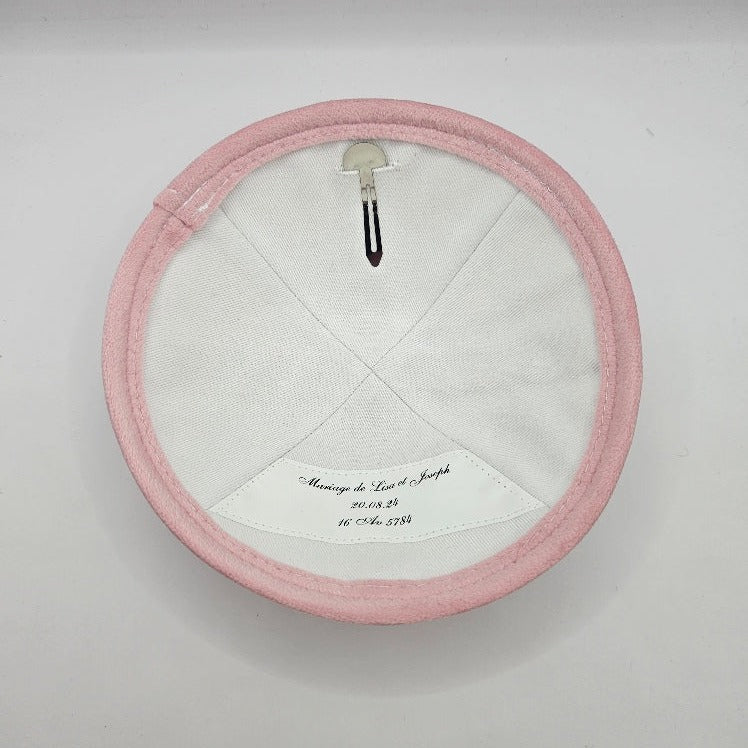 Pink Velvet Kippot